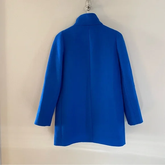 J. CREW MERCANTILE City Coat in Oxford Royal Size 2 - Picture 6 of 11